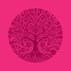 Popular editable duo tone colored stylized vector drawing illustration for all artistic projects

