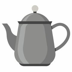 teapot isolated on white