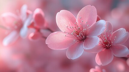 Delicate Pink Blossom: A Springtime Serenade