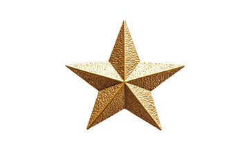 Obraz premium Gold Star Award with Badge, Icon, and Design Element.