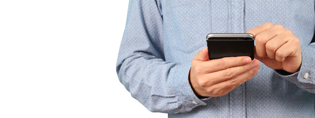 Engaging smartphone interaction modern workspace visual content indoor environment close-up view mobile technology concept