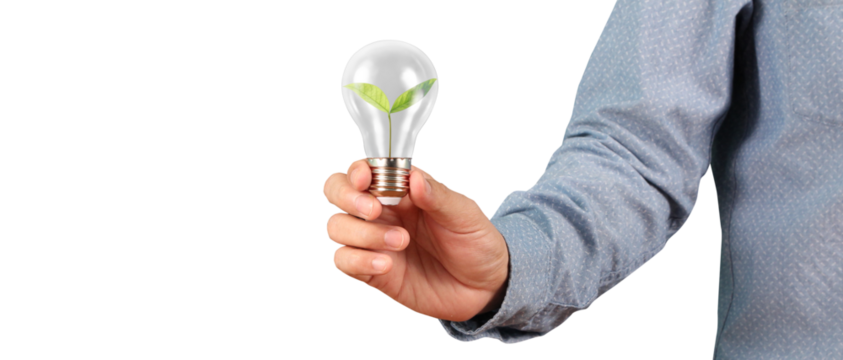 Innovative energy solutions eco-friendly technology business setting indoor environment close-up viewpoint sustainability concept