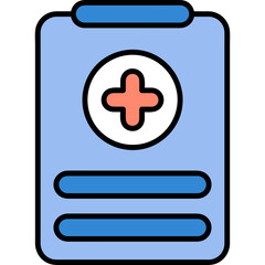 Medical - black line - icon - illustration