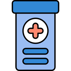 Obraz premium Medical - black line - icon - illustration