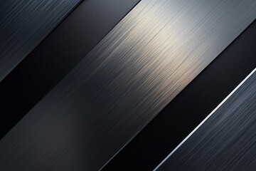 Sleek metallic background featuring diagonal lines creating a modern and dynamic visual texture