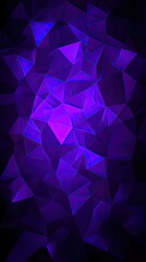 Obraz premium Abstract geometric shapes, vibrant purple triangles, digital art, background design