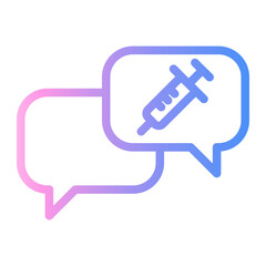 chat Line Gradient Icon