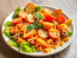 This content was created using Generative AI technology to create Savoring the Freshness: Healthy and Delicious Cuisine yummy