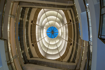 Fototapeta premium Large Dome with Multiple Floors in the San Francisco Center Mall in San Francisco California