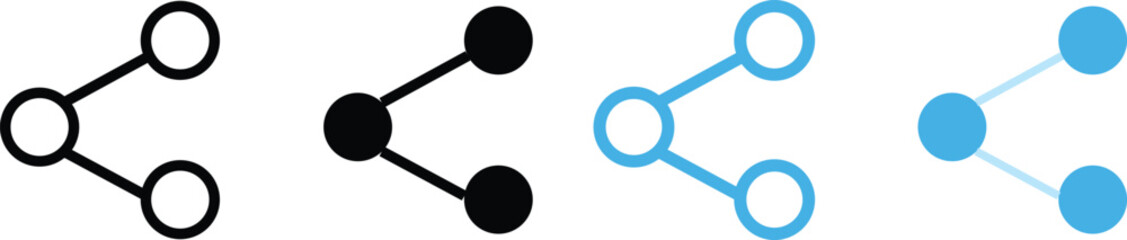 External link icon, open page vector icon, abstract background with blue and white lines