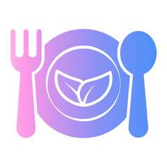 vegetarian Gradient icon