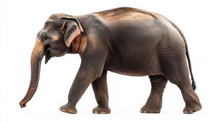 Obraz premium Majestic Asian Elephant Walking