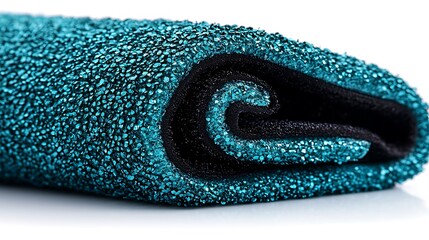 Teal Microfiber Cleaning Cloth Product Photography