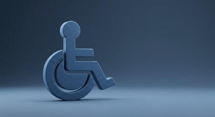 Wheelchair, Disability Signs, Icons are Visual Presentation. 