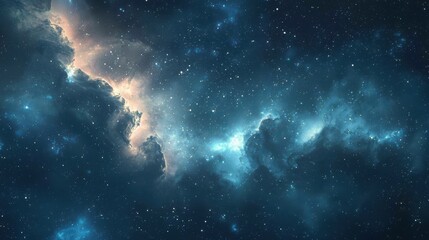 Fototapeta premium Space Galaxy Wallpaper, landscape, 4k