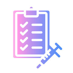 list Gradient icon