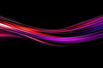 Abstract blue and purple liquid wavy shapes futuristic banner. Glowing retro waves background