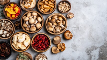 Obraz premium What are the potential health benefits of incorporating mushrooms, such as reishi or cordyceps, into a daily diet