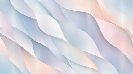 Abstract Pastel Wave Background Soft Colors Subtle Texture, Decorative Design with Flowing Lines,Elegant Pattern, Modern Art Style with Calm Colors, Gentle Curves, Smooth Gradation and Whimsical