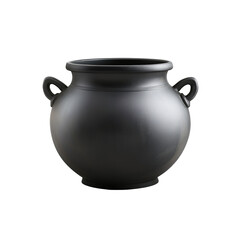 Exquisite Black Ceramic Pot: Modern Minimalist Home Decor and Functional Kitchenware Craftsmanship