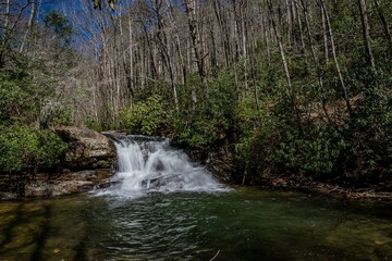 Naklejka premium Hemlock Falls, Chattahoochee national forest, Georgia