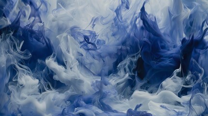 Abstract Ink Colors Mixing