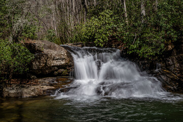 Obraz premium Hemlock Falls, Chattahoochee national forest, Georgia
