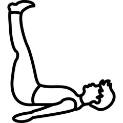 Legs Up the Wall Icon