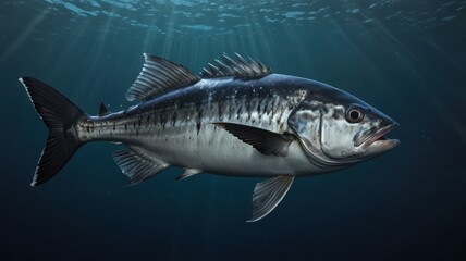 Underwater view of a large fish (1)