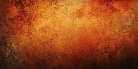 Obraz premium An abstract textured image featuring tones of orange and brown