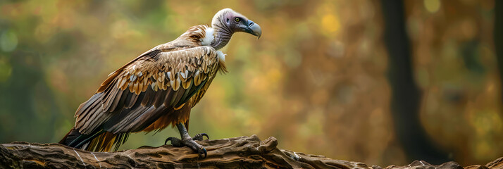 Obraz premium Majestic Vulture: The Apex Scavenger in its Natural Habitat