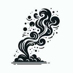 smoke vector illustration
