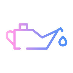oil change Line Gradient Icon