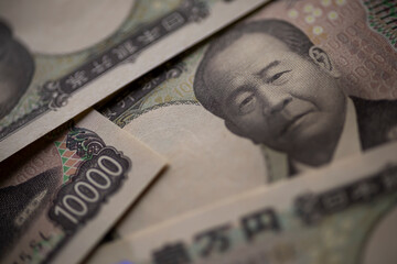 日本円、１万円札のイメージ写真