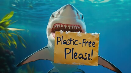 Shark awareness campaign ocean wildlife photography underwater close-up marine conservation