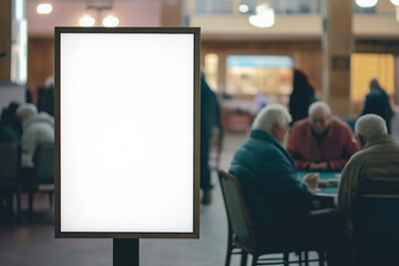 Blank Billboard, Community Center Mockup