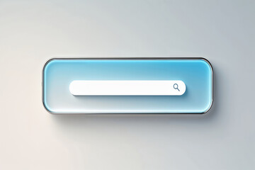 Modern Search Bar Interface Design on Gradient Background