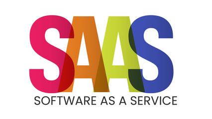 SAAS Software as a service, transparent background