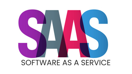 SAAS Software as a service, transparent background