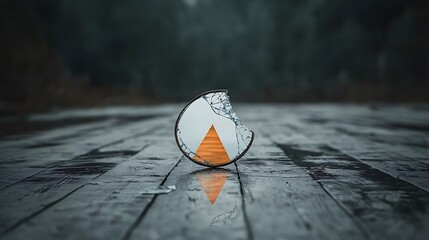 Broken Mirror for Pyramid, Forest Path.