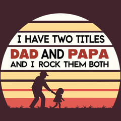 Obraz premium High-Quality Dad Typography for Posters & Gifts