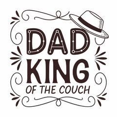 High-Quality Vintage Dad Typography for Posters & Gifts