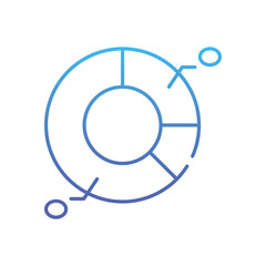 Pie Chart vector icon
