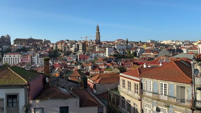 view of the old city of porto