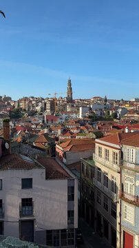 aerial view of the city of porto