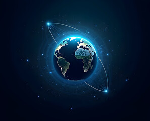 planet earth in space