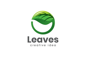 Creative Leaf Logo Design Template Vector