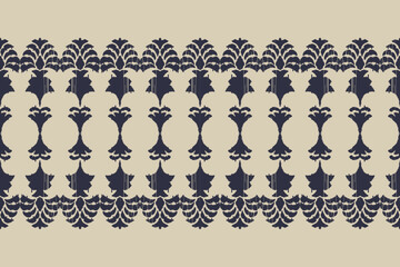 Saree Sarong Motifs Ikat floral paisley embroidery floral.ikat ethnic oriental  seamless pattern traditional.Ikat embroidery style abstract embroidery design for texture,fabric,clothing,wrapping.