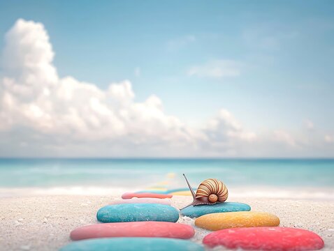 Snail's Beach Path Journey.