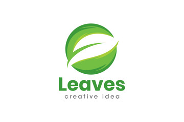 Creative Leaf Logo Design Template Vector